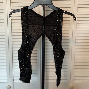 Walter Baker beaded vest accessory